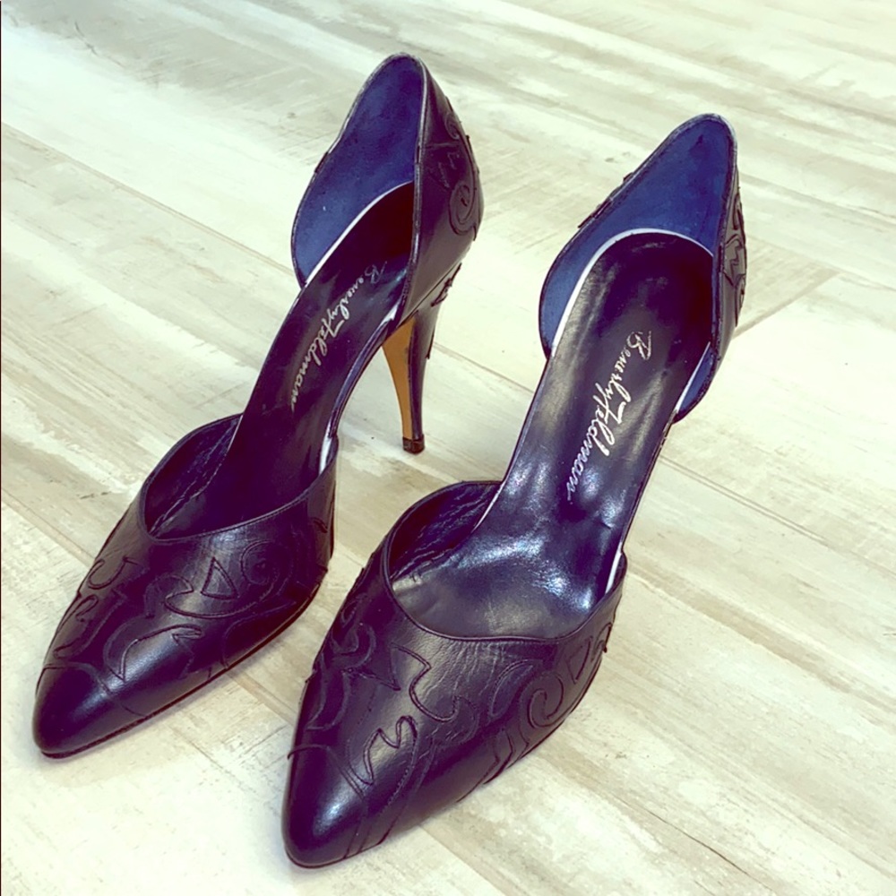 Beverly Feldman Vintage Leather Stilettos